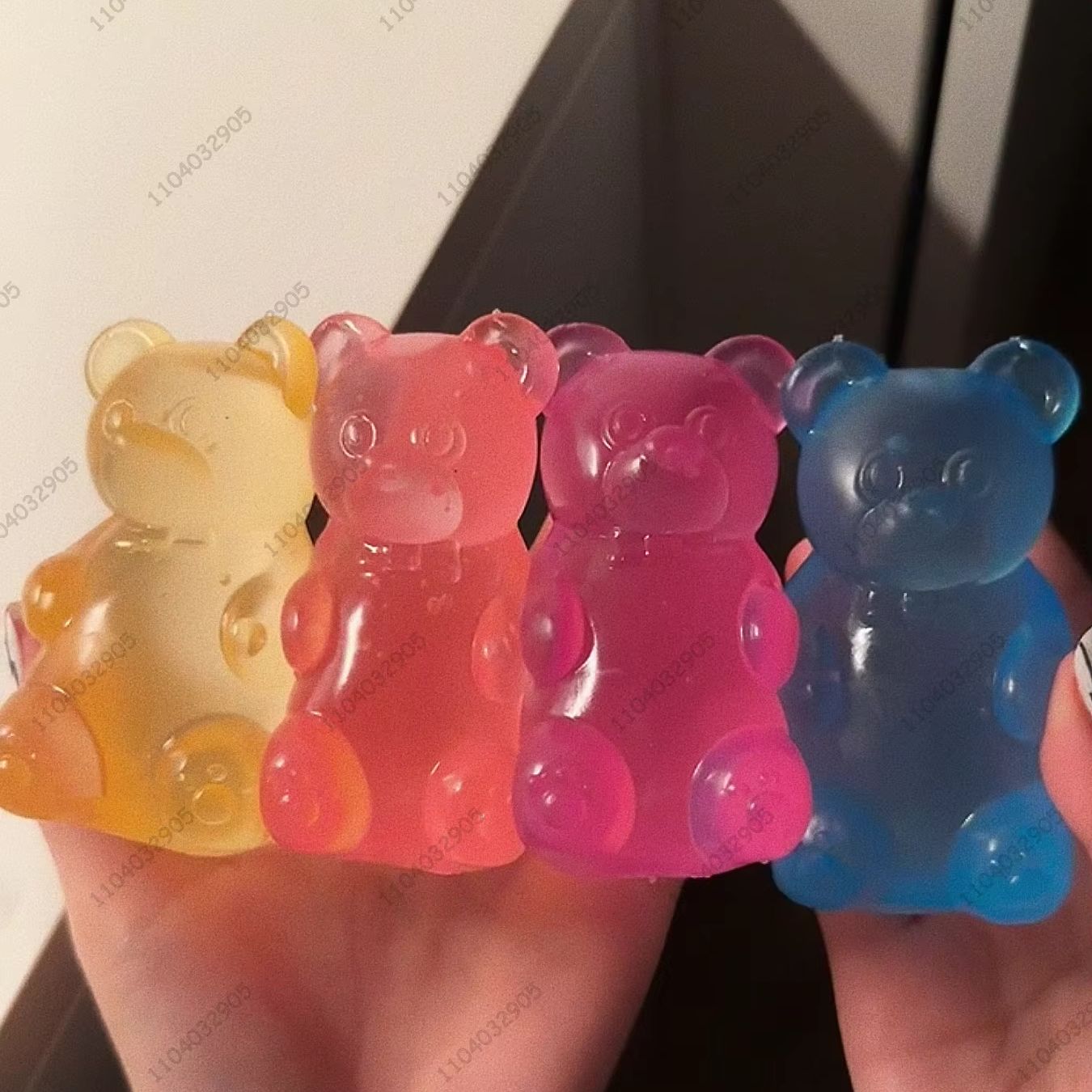AliExpress Colorful Gummy Bear Fudge Squeeze Toy Jelly Bean Gummy Candy Fidget Hand Relax Toy Anti-Stress Release for All Ages