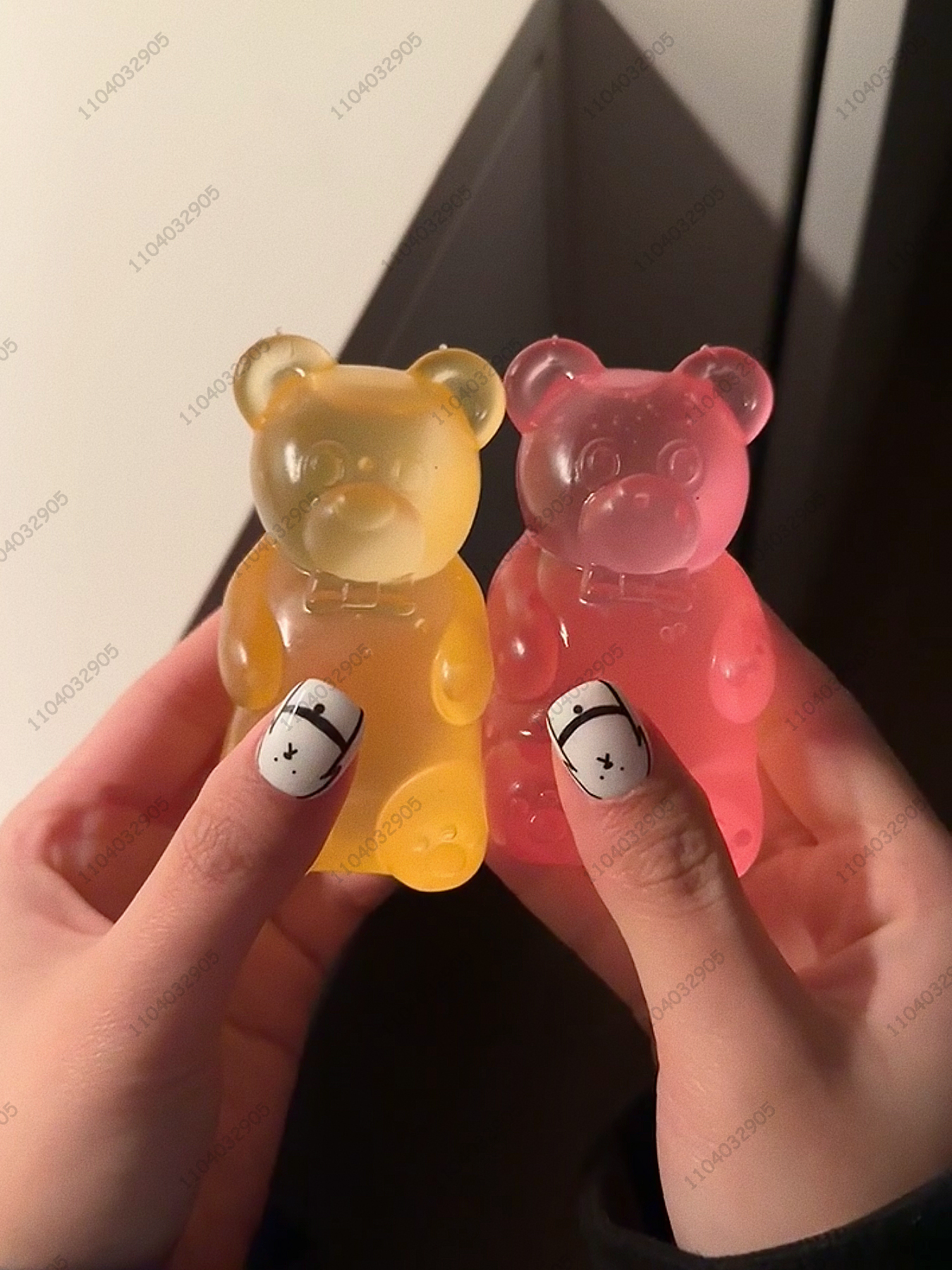 AliExpress Colorful Gummy Bear Fudge Squeeze Toy Jelly Bean Gummy Candy Fidget Hand Relax Toy Anti-Stress Release for All Ages, view 5