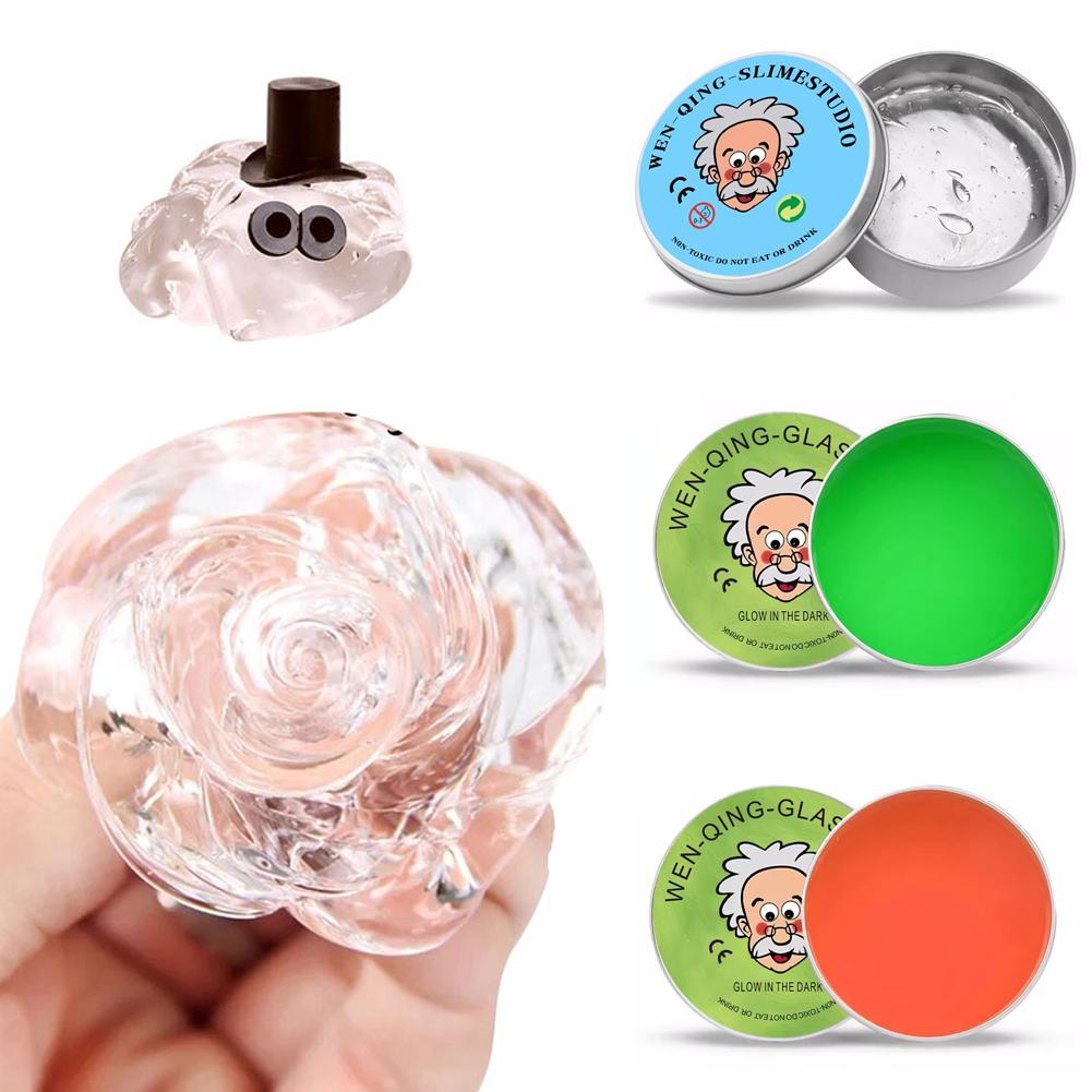 AliExpress Colorful Non-Newtonian liquid decompression toys Children Transparent Elastic Modeling Compound Non Toxic Creative Crafts
