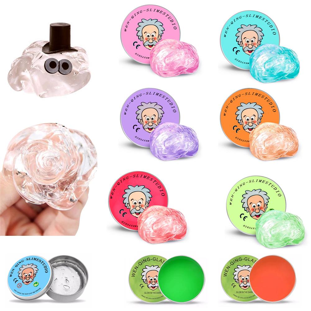 AliExpress Colorful Non-Newtonian liquid decompression toys Children Transparent Elastic Modeling Compound Non Toxic Creative Crafts, view 2