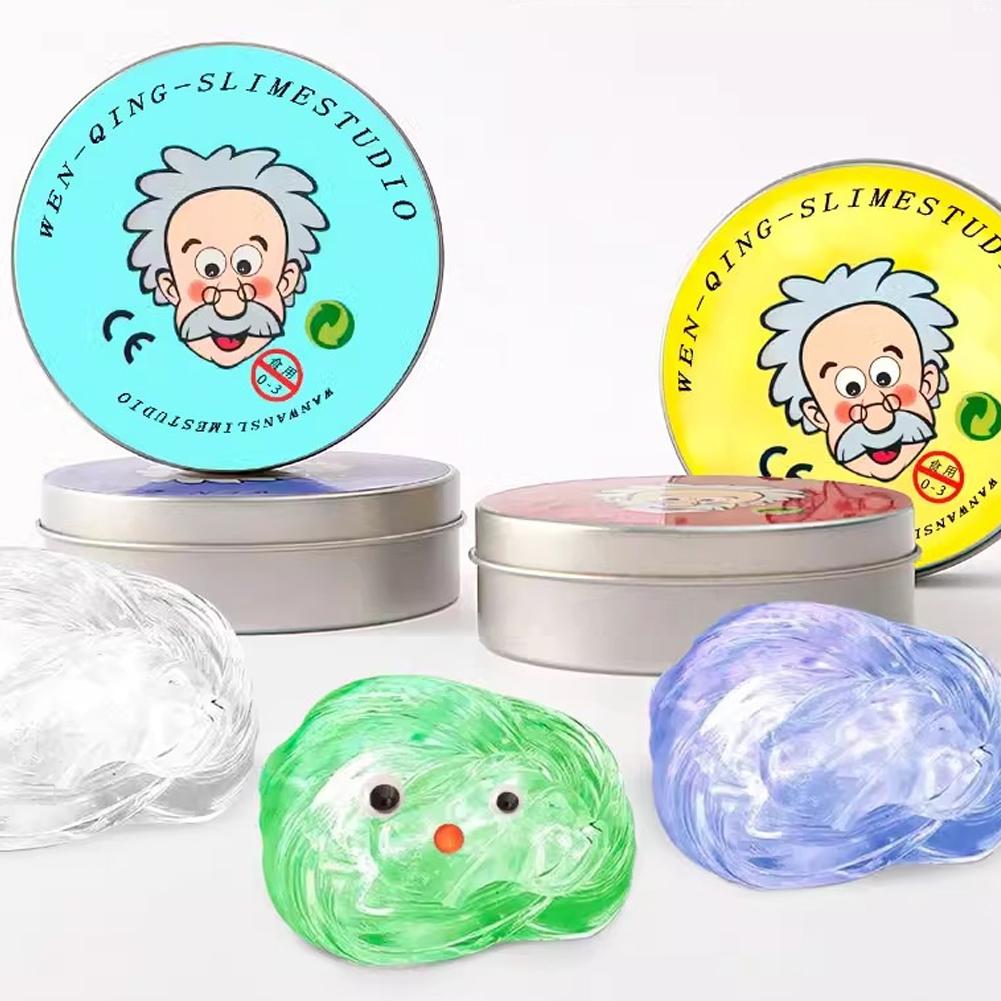 AliExpress Colorful Non-Newtonian liquid decompression toys Children Transparent Elastic Modeling Compound Non Toxic Creative Crafts, view 3