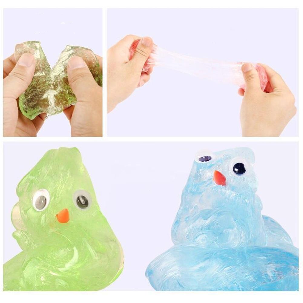 AliExpress Colorful Non-Newtonian liquid decompression toys Children Transparent Elastic Modeling Compound Non Toxic Creative Crafts, view 4
