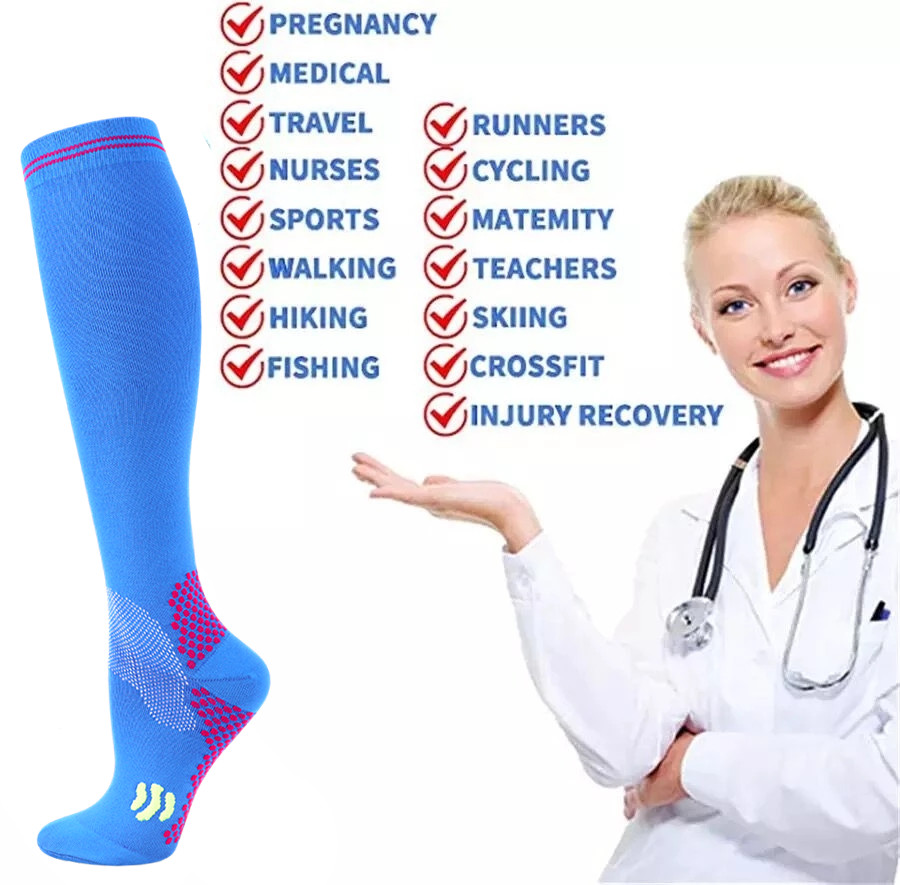 AliExpress Compression Socks 20-30 Mmhg Medical Nursing Stockings Best For Flight Travel Maternity Pregnancy Edema Diabetes Varicose Veins, view 2