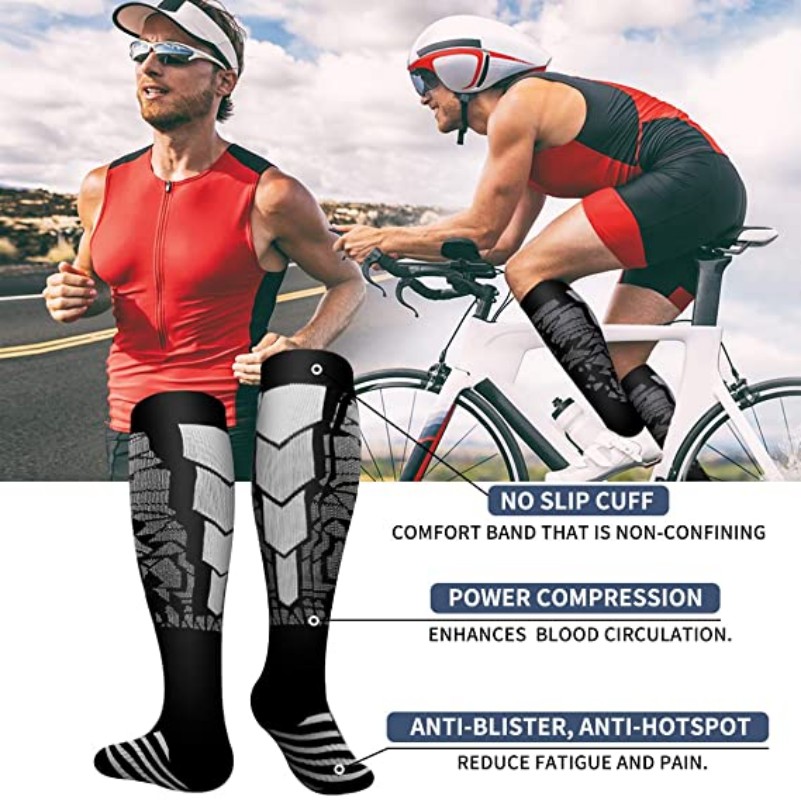 AliExpress Compression Socks Running Sports Socks Medical Nursing 20-30mmhg for Flight Travel Pregnancy Edema Diabetes Varicose Veins Socks, view 5