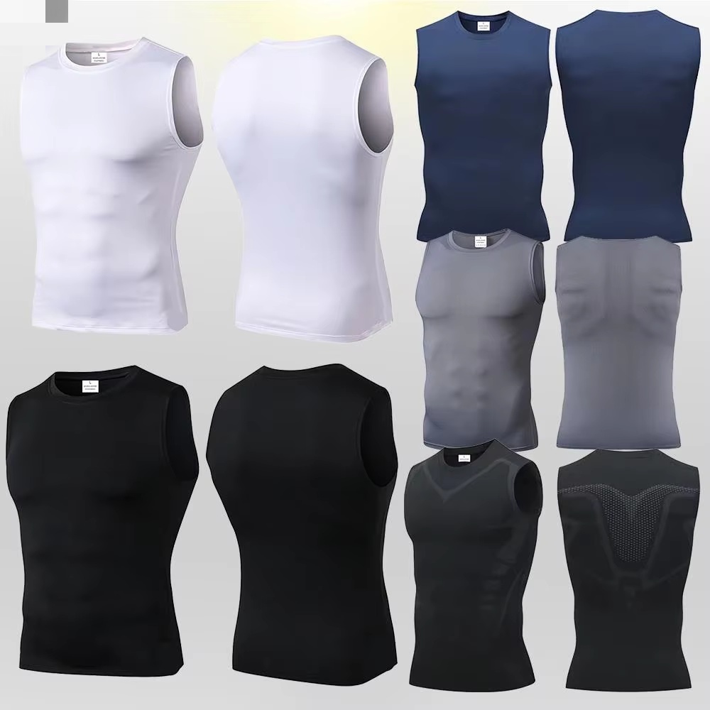 AliExpress Men's Quick-Dry Sleeveless Compression Tank Top