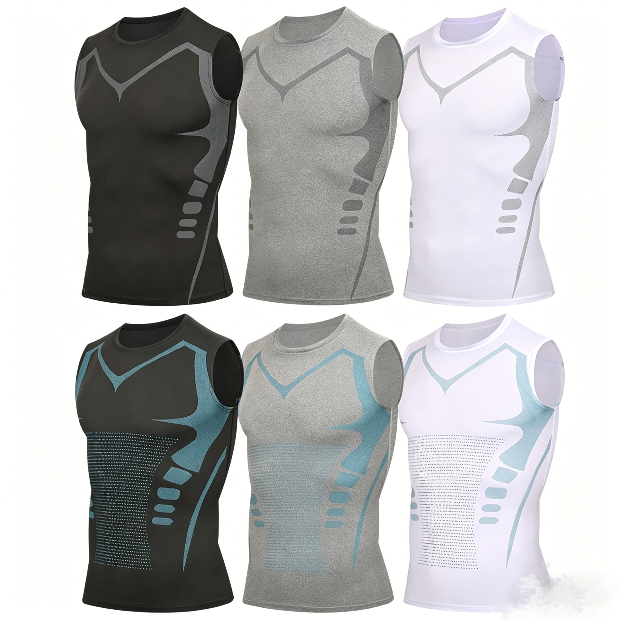 AliExpress Men's Quick-Dry Sleeveless Compression Tank Top, view 3