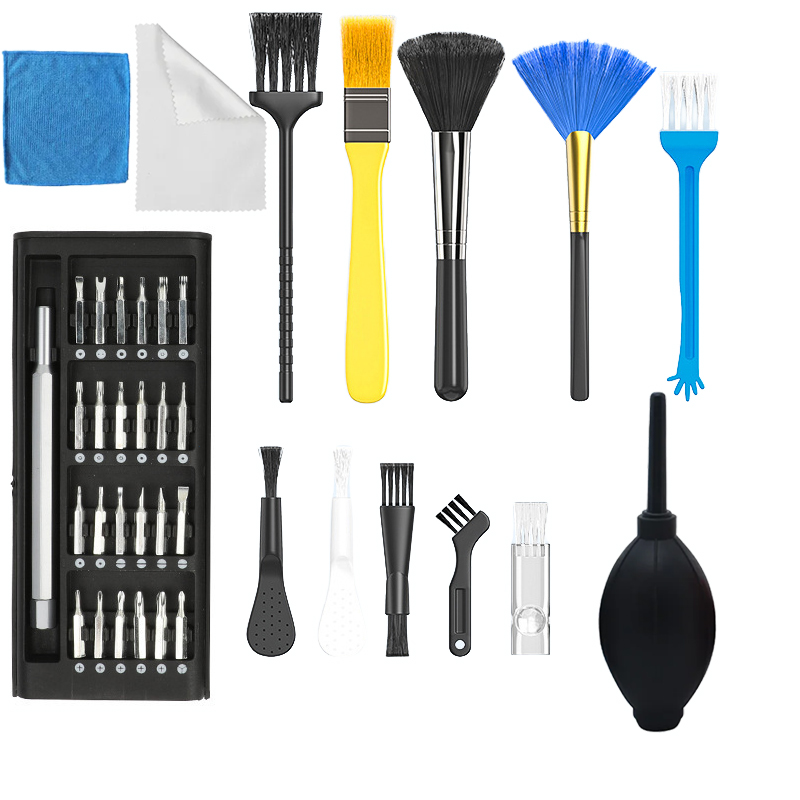 AliExpress Computer Cleaning Set for PC/Laptop/Keyboard/Digital Camera Complete Electronics Maintenance Kit Air Duster Brushes Screwdriver