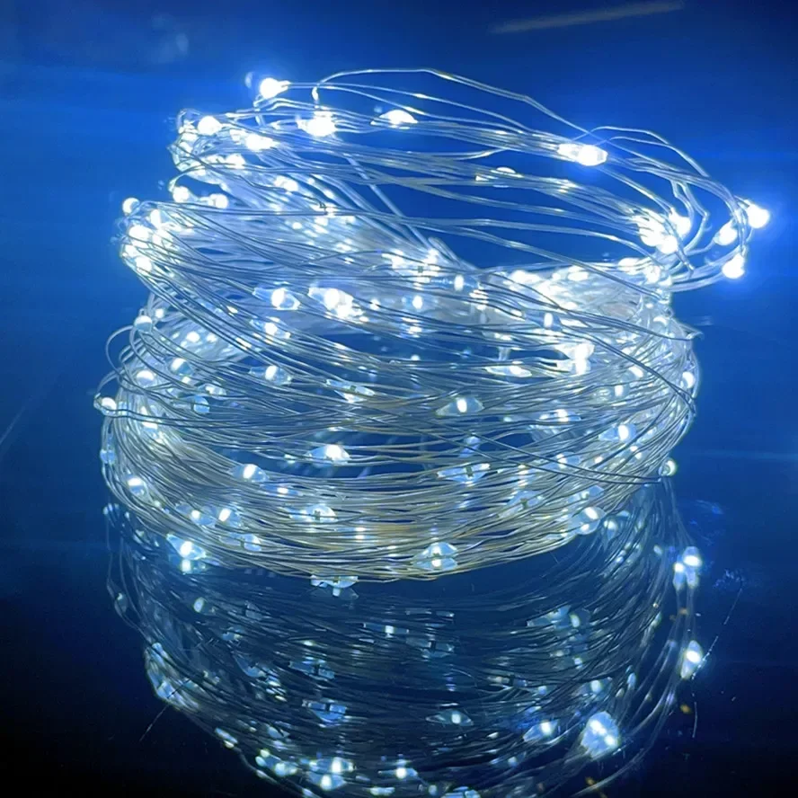 AliExpress USB Copper Wire Star String Lights with Remote, view 2