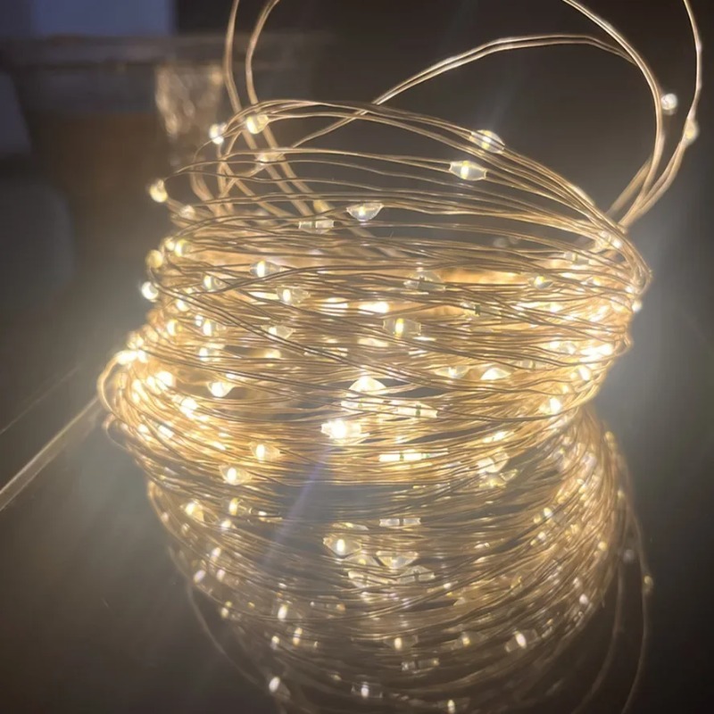 AliExpress USB Copper Wire Star String Lights with Remote, view 5