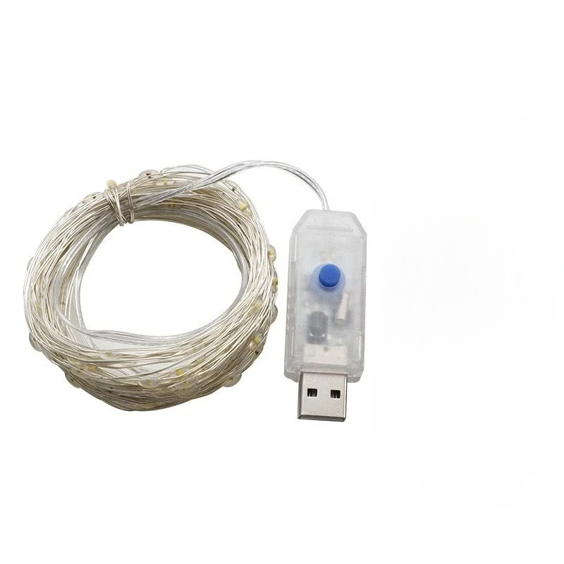 AliExpress USB Copper Wire Star String Lights with Remote, view 6