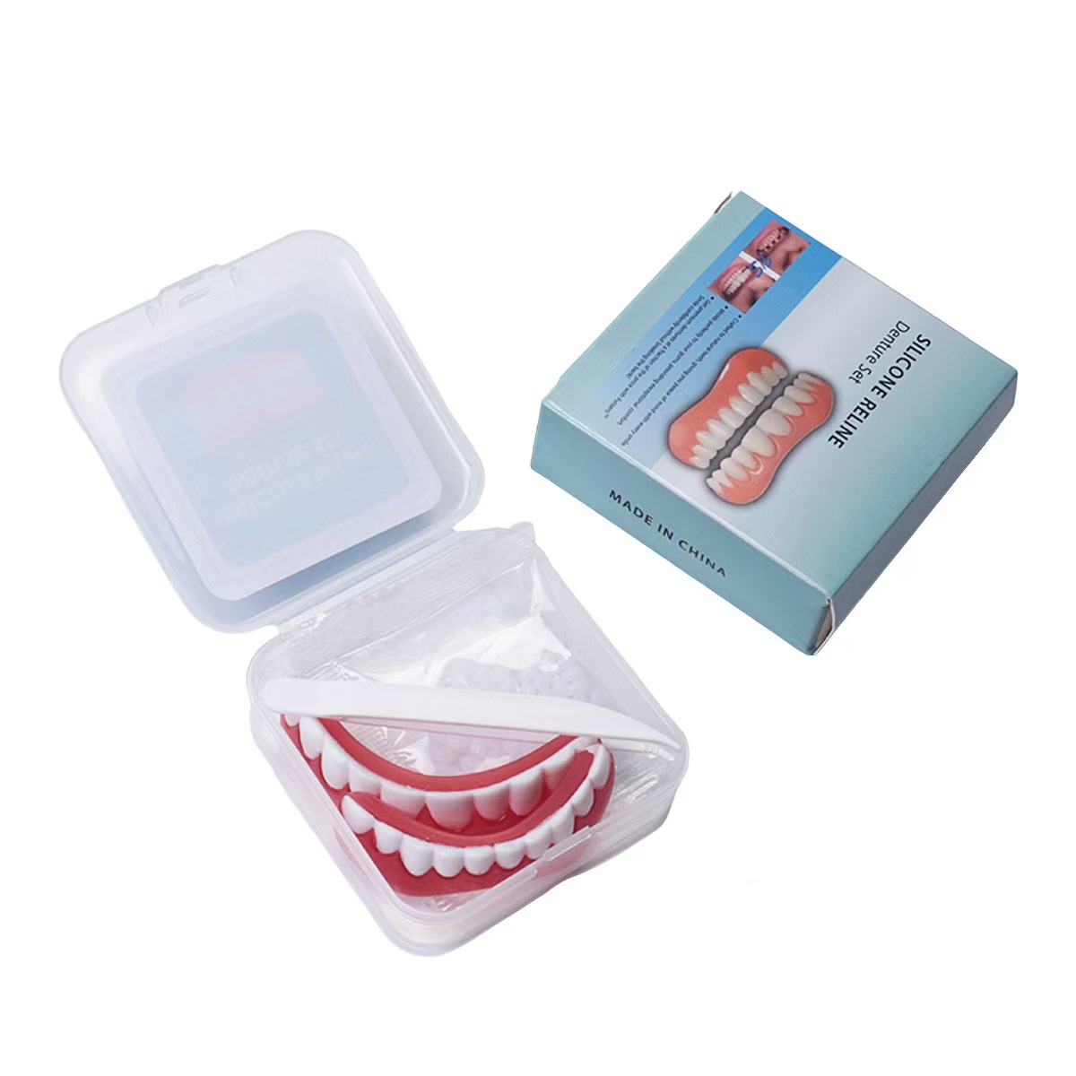 AliExpress Silicone Snap-On Cosmetic False Teeth Set, view 5