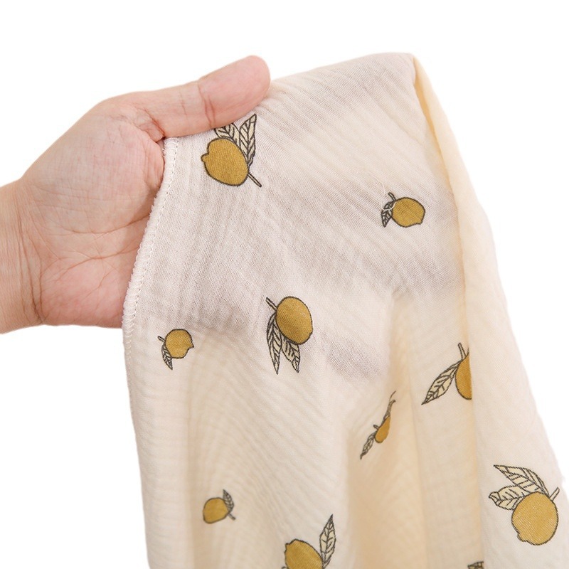 AliExpress Cotton Muslin Cute Cartoon Printing Baby Swaddle Blanket Soft Breathable Newborn Baby Receiving Blanket For Infant Boys Girls, view 2