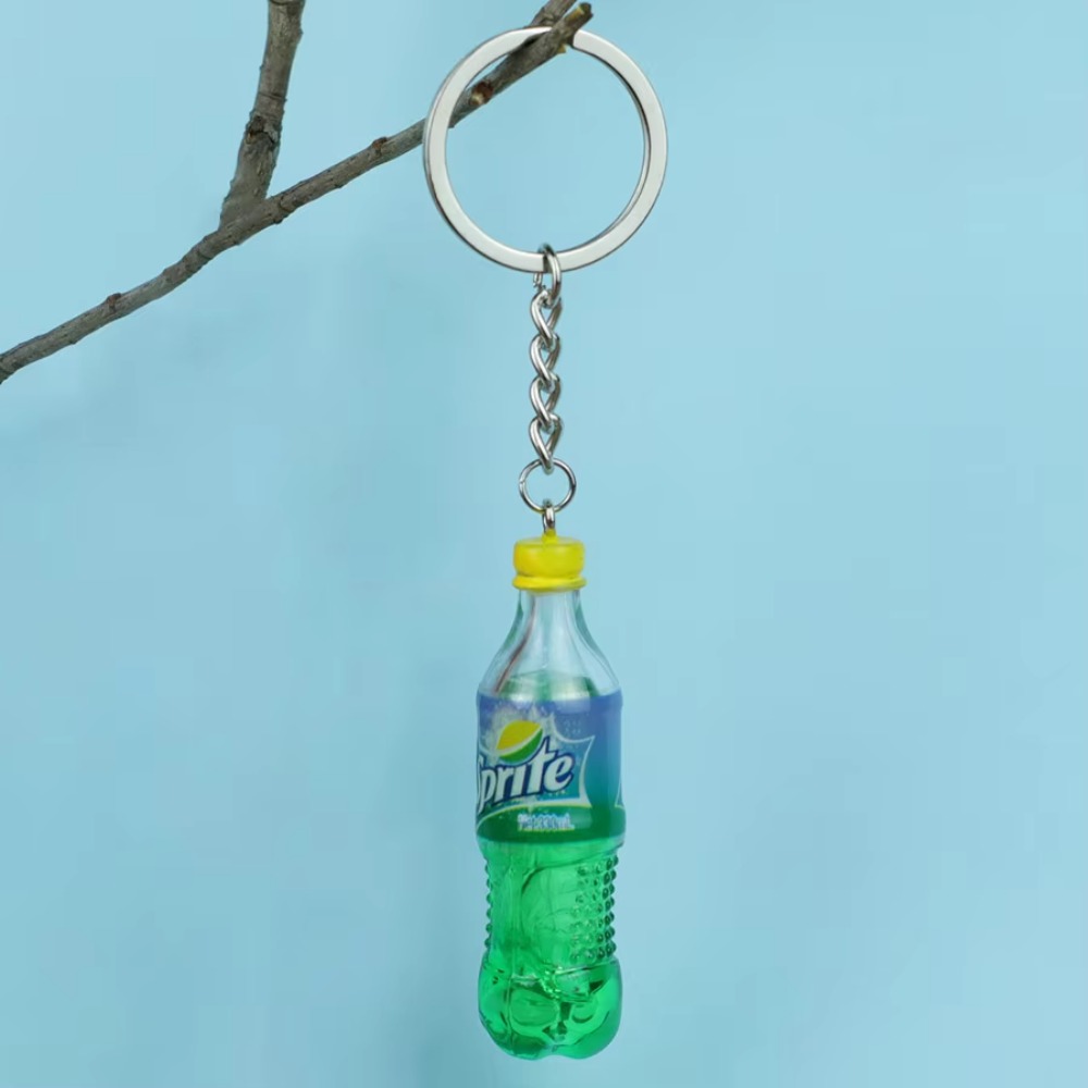 AliExpress Miniature Beverage Bottle Keychain, view 3