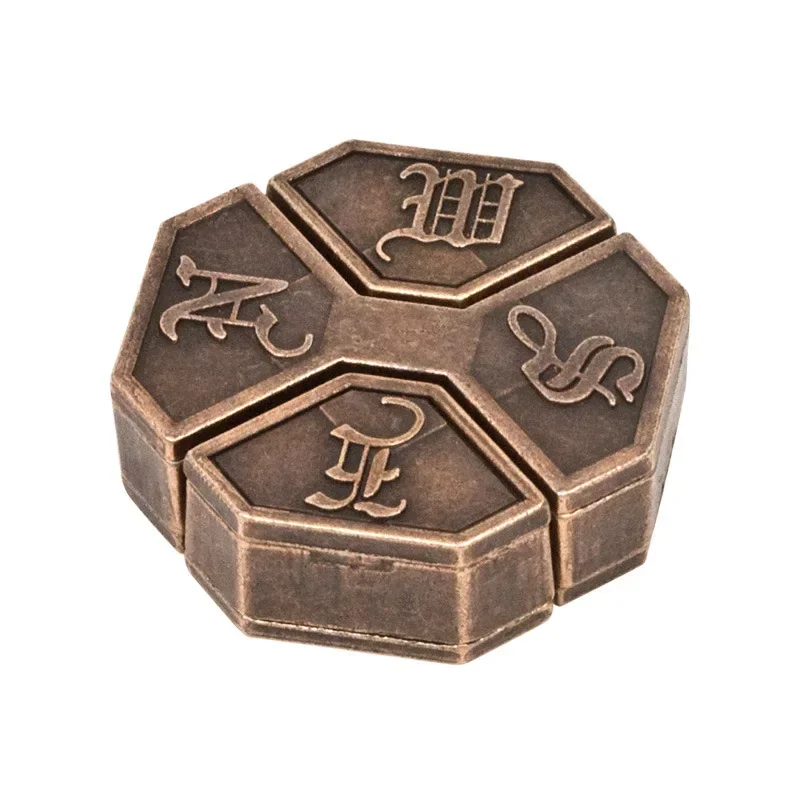 AliExpress Creative Classic IQ Metal Brain Teaser Magic Baffling Puzzles Game Toys for Children Adults Funny Kids Gifts, view 2