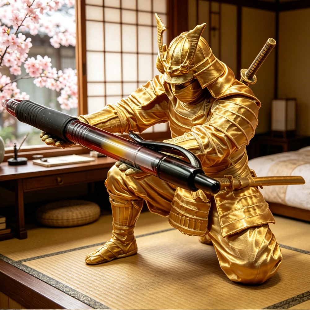 AliExpress 3D-Printed Samurai Pen Holder, view 4
