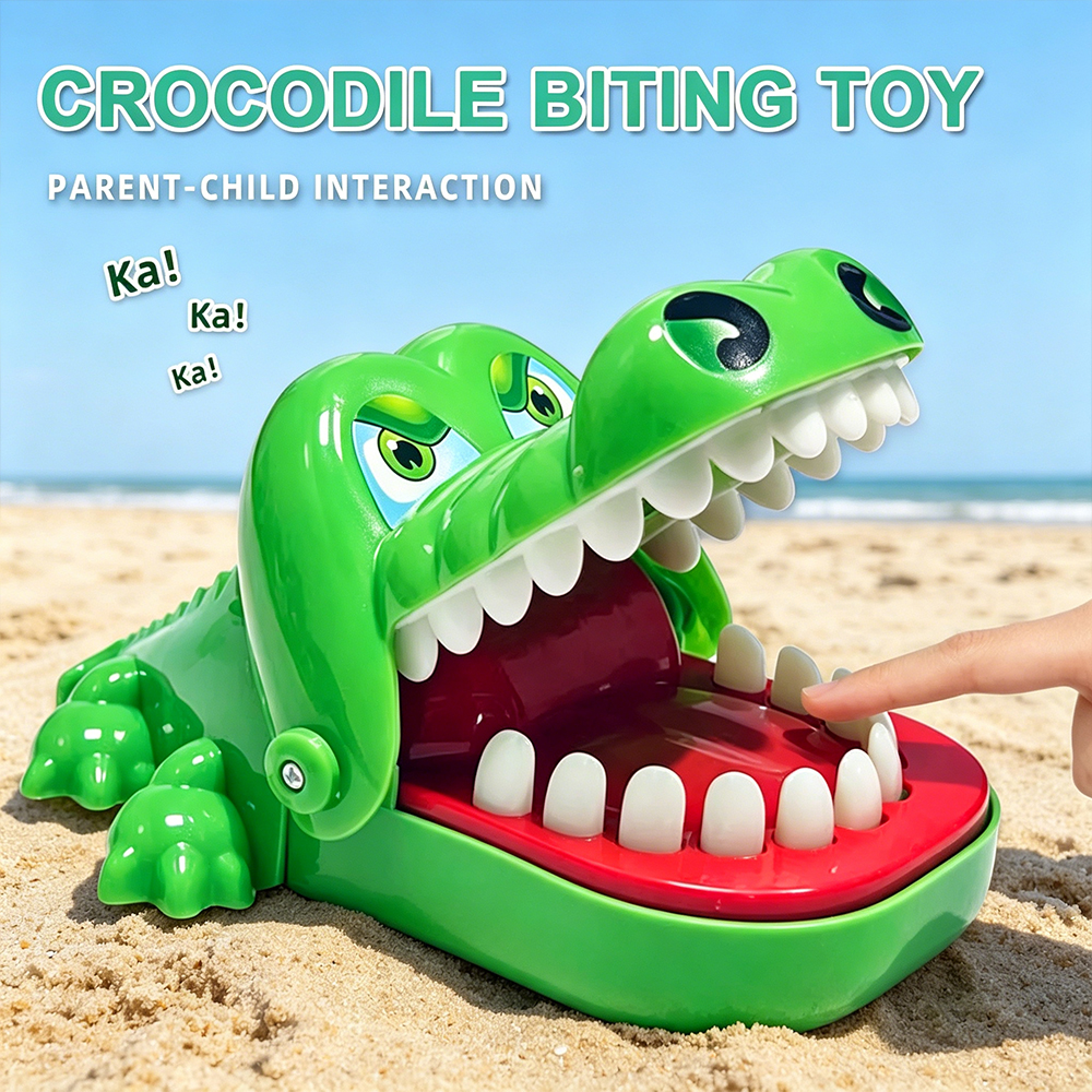 AliExpress Crocodile Teeth Toys Alligator Biting Finger Dentist Classic Family Games Party Pranks Children's Lucky Game Decompression Toy