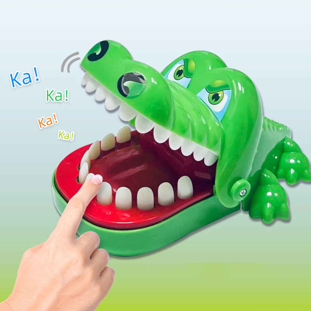 AliExpress Crocodile Teeth Toys Alligator Biting Finger Dentist Classic Family Games Party Pranks Children's Lucky Game Decompression Toy, view 3