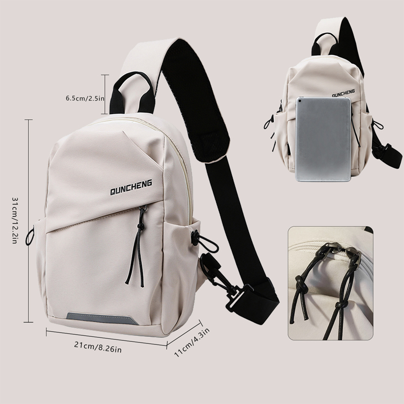 AliExpress Crossbody Bag Men's Single Shoulder Small Backpack Chest Bag Women's Cycling Sports Mountain Climbing Boys Tablet Lightweight Mo, view 5