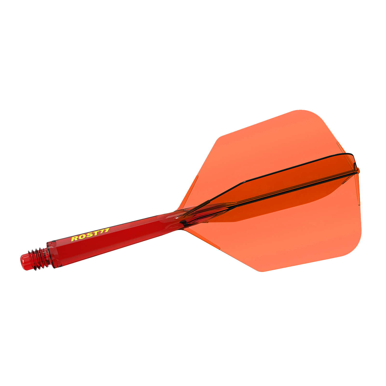 AliExpress CUESOUL ROST 77 Integrated Dart Shaft and Flight,Big Wing Shape Set of 3 Pcs-Transparent Color, view 2