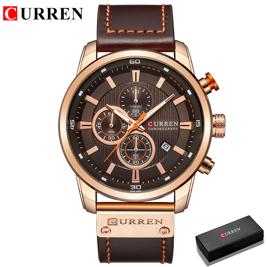 AliExpress CURREN 8291 Men's Quartz Chronograph Watch, view 2