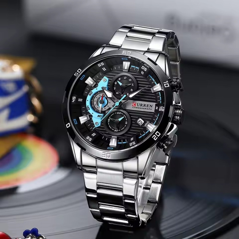 AliExpress CURREN 8402 Men's Stainless Steel Quartz Watch