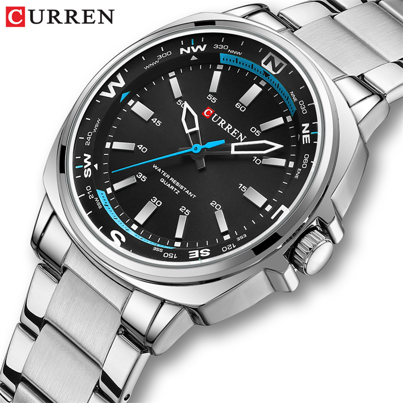 AliExpress CURREN 8455 Men's Stainless Steel Quartz Watch