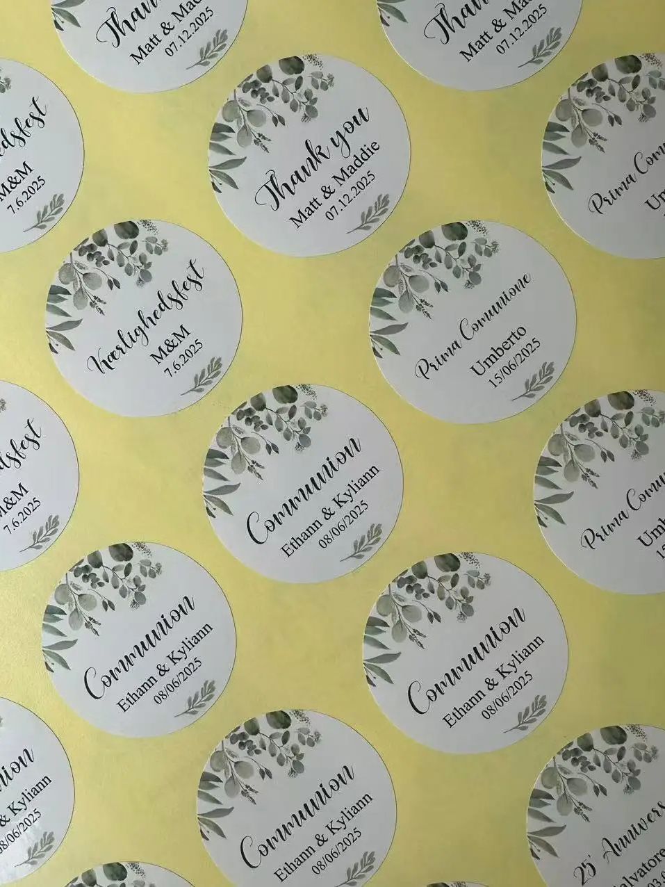 AliExpress Custom Design Stickers for Any Occasion - Upload Logo/Photo to Create Personalized Decals, Event Decor & Gift Labels, view 2