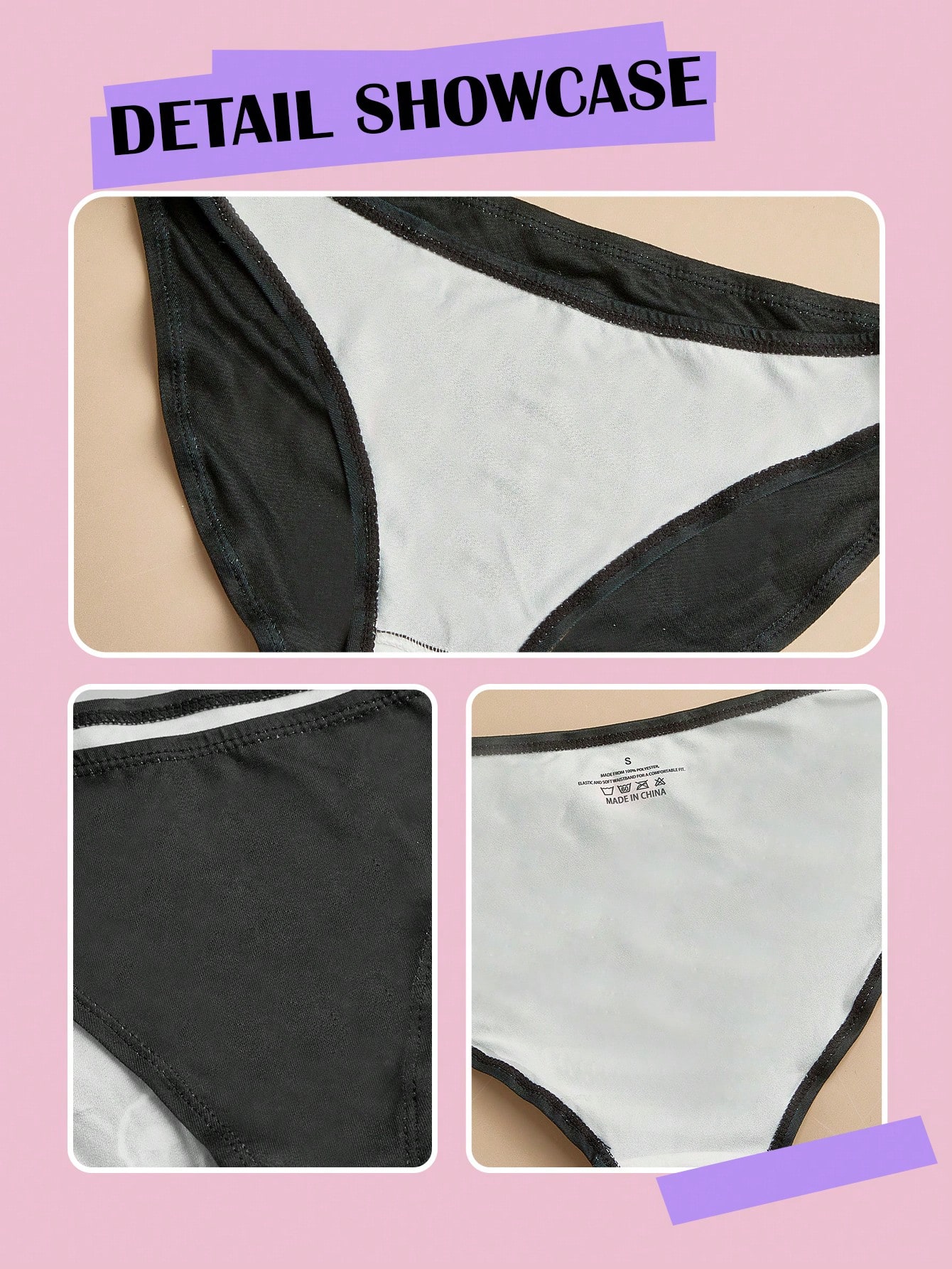 AliExpress Custom Face Womens Thong Personalized Photo Underwear Funny Custom Womens Thong Panties Five Sizes Available Gift for Her, view 4