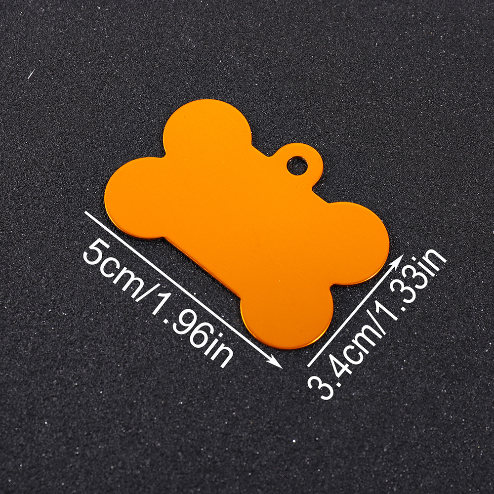 AliExpress Custom Name Dog Tag Bone Shaped Personalized Name Pets ID Tag Laser Engraving Number Anti-lost Pendant Customized Text Dog Tags, view 3