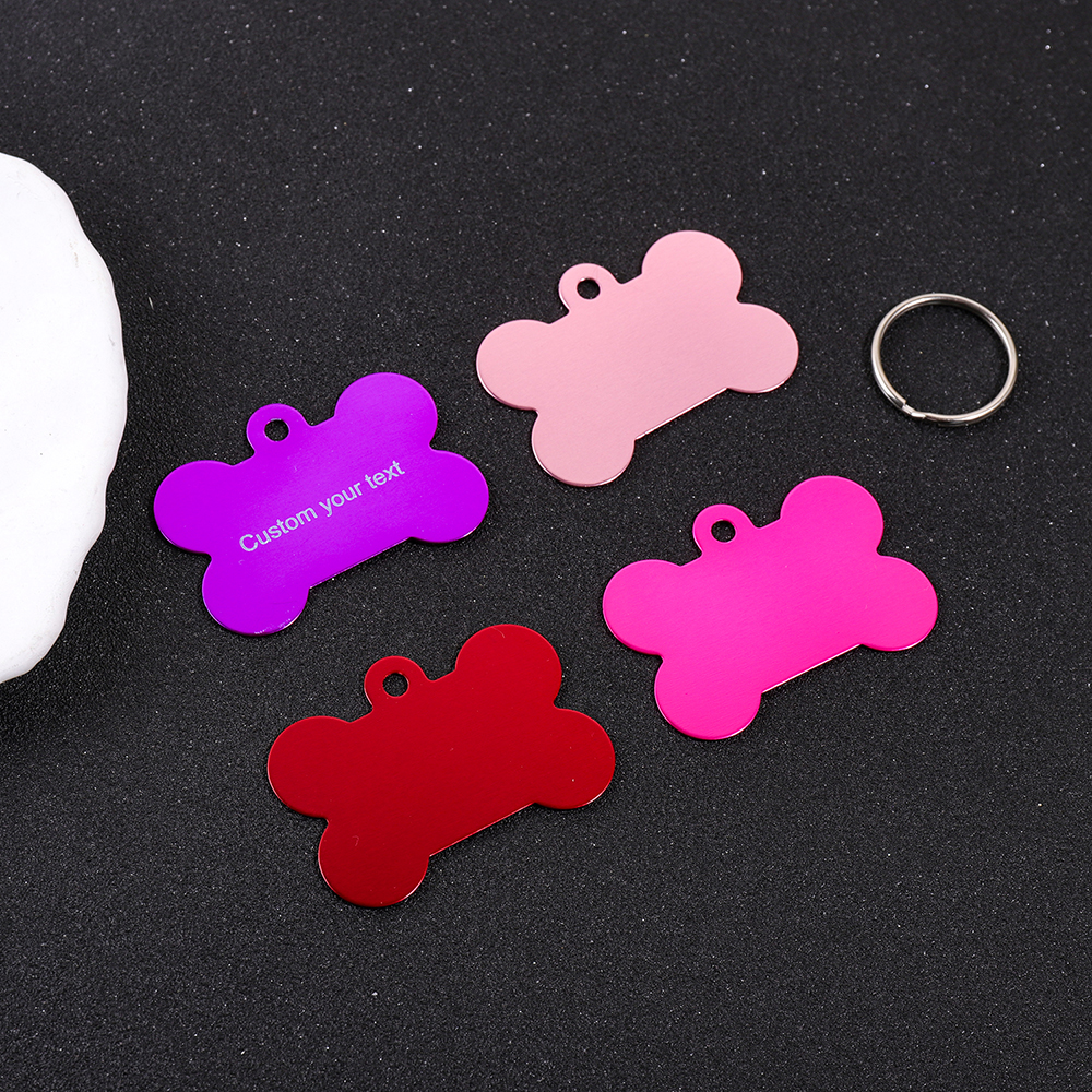 AliExpress Custom Name Dog Tag Bone Shaped Personalized Name Pets ID Tag Laser Engraving Number Anti-lost Pendant Customized Text Dog Tags, view 6
