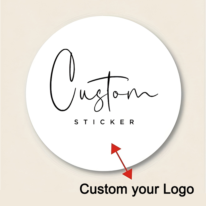 AliExpress Customizable Photo Stickers with Multicolor Logos - Durable Waterproof Labels for Promotional Events & Corporate Gifts