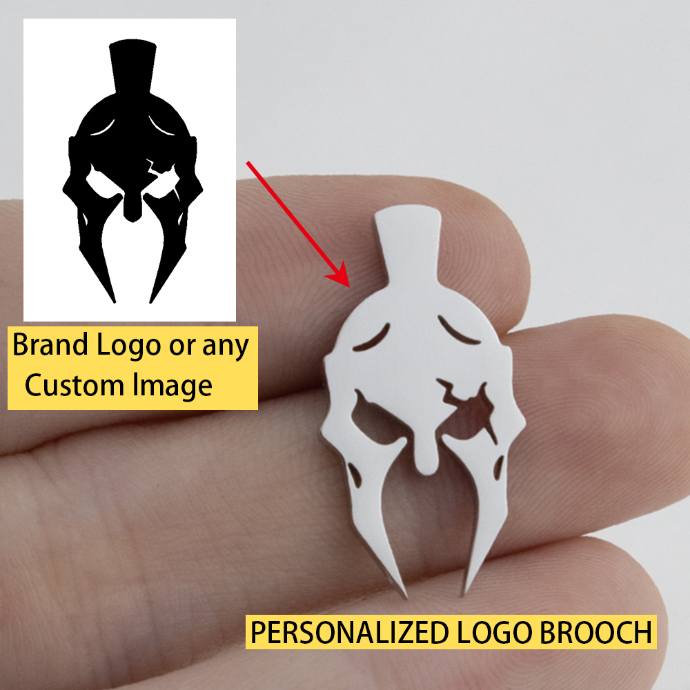 AliExpress Customized Personalized Company Logo painting Image Brooch, Stainless Steel Jewelry Brooch, Fashion Trend Gift