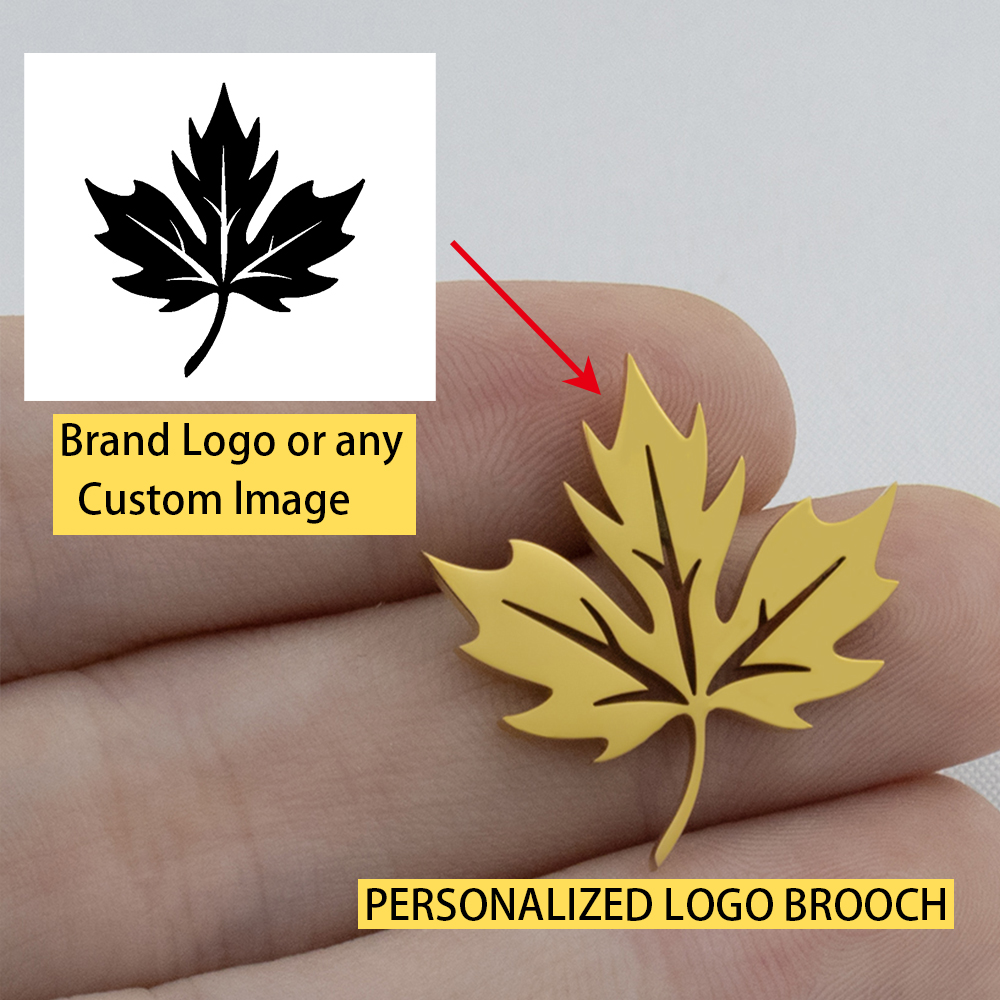 AliExpress Customized Personalized Company Logo painting Image Brooch, Stainless Steel Jewelry Brooch, Fashion Trend Gift, view 5