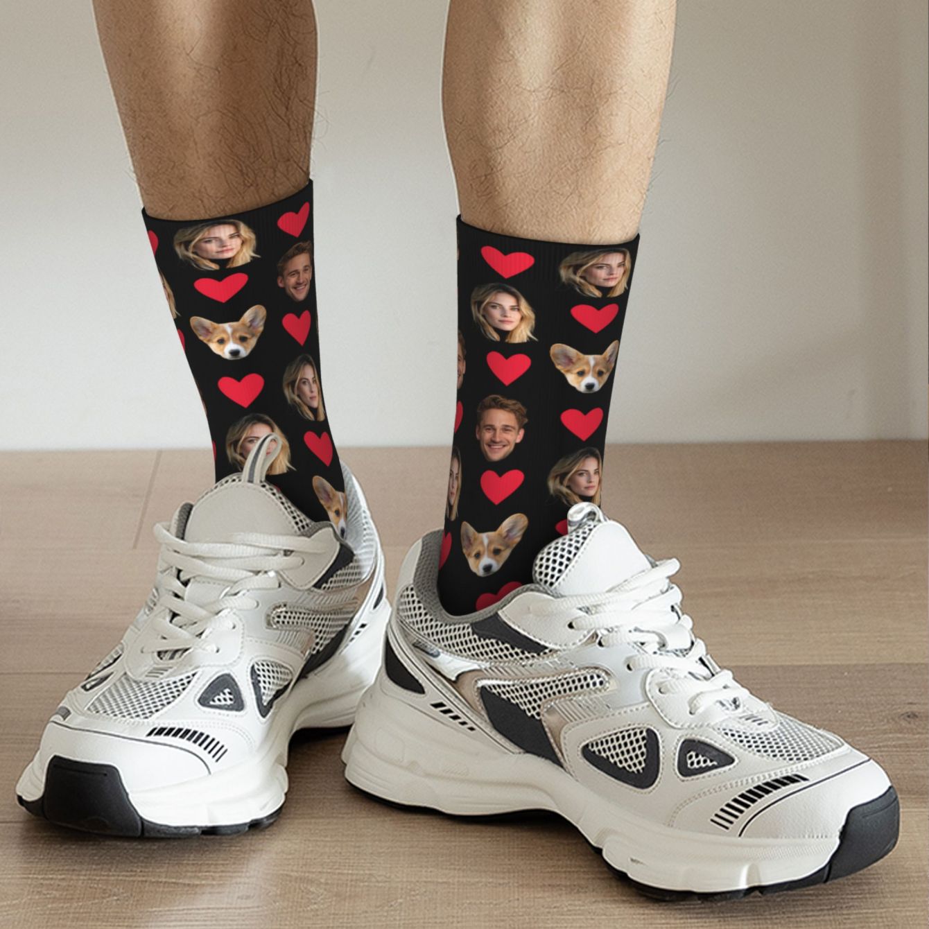 AliExpress Customized socks for men and women Face-themed funny expression socks Personalized photo-customized socks Birthday gifts, view 6