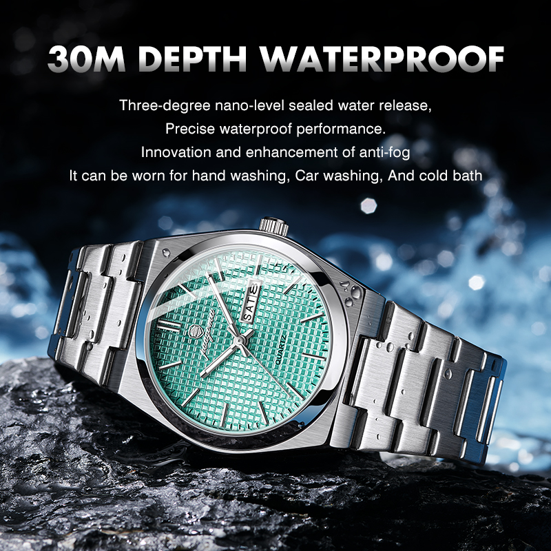 AliExpress PAAZOMU Men's Luminous Chronograph Quartz Watch, view 4