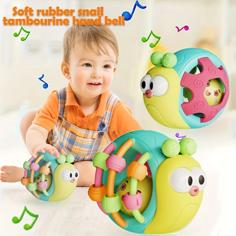 AliExpress Cute And Interesting Hand-Held Baby Rattle, ABS Material, Color Festival Can Send Birthday Gifts, Christmas, Easter, view 2