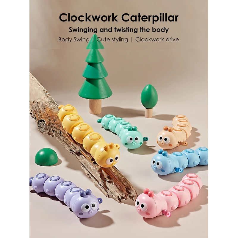 AliExpress Cute Articulated Chain Caterpillar Crawling Toy Kids Early Education Stress Relief Fidget Toy Children Holiday Gift