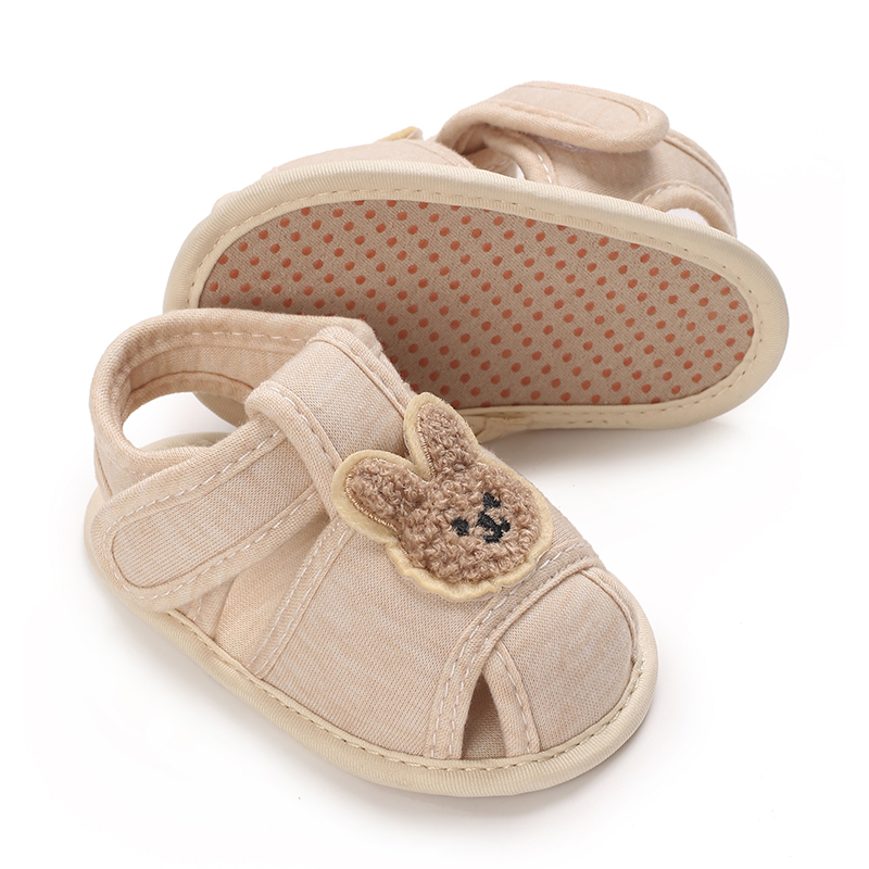 AliExpress Cute Bear Soft Sole Comfortable Sandals for Infants and Toddlers Baotou Anti Kick First Step Shoes 0-18 Months, view 4