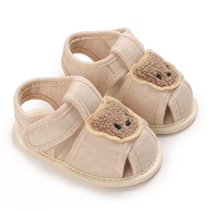 AliExpress Cute Bear Soft Sole Comfortable Sandals for Infants and Toddlers Baotou Anti Kick First Step Shoes 0-18 Months, view 5