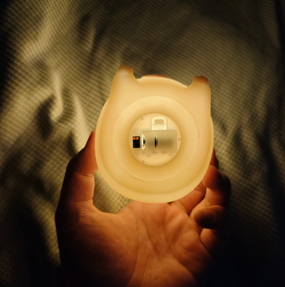 AliExpress Cute Capybara Night Light Cute Cartoon Silicone Creative Bedside Sleep Night Lamp Room Decor Birthday Christmas Gift, view 6