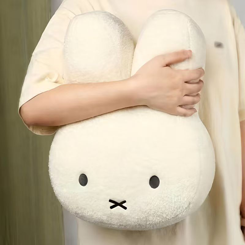 AliExpress Cute Mify Rabbit Plush Pillow Soft Stuffed Doll Toy Cartoon Bedroom Living Room Home Decoration Comfortable Soft Waist Pad Gift, view 3