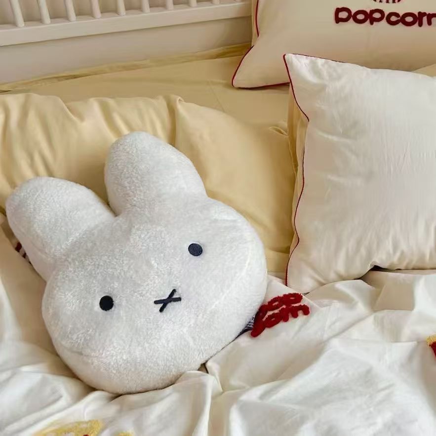 AliExpress Cute Mify Rabbit Plush Pillow Soft Stuffed Doll Toy Cartoon Bedroom Living Room Home Decoration Comfortable Soft Waist Pad Gift, view 4