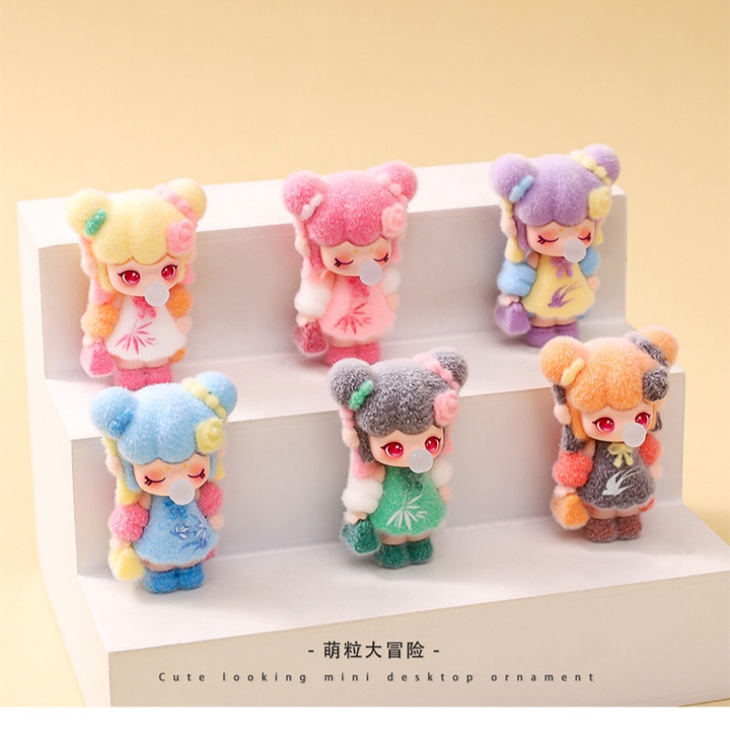 AliExpress Cute Plush Chinese-Style Nanci Blind Box Accessories, Trendy Toys, Blind Boxes, Blind Bags, Keychains, Desktop Birthday Gifts, view 2