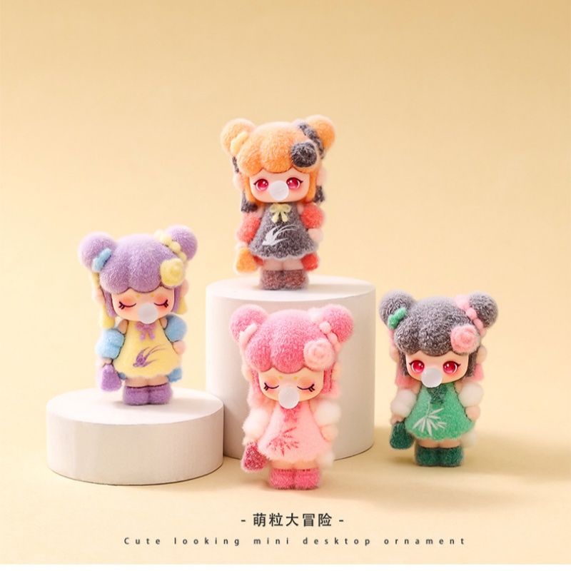 AliExpress Cute Plush Chinese-Style Nanci Blind Box Accessories, Trendy Toys, Blind Boxes, Blind Bags, Keychains, Desktop Birthday Gifts, view 3