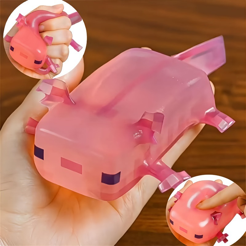 AliExpress Cute Salamander Fidget Squishes Mini Tabas Squishy Axolotl Squeeze Toy Release Emotions Squishy Toys Slow Rising Decompress Toys