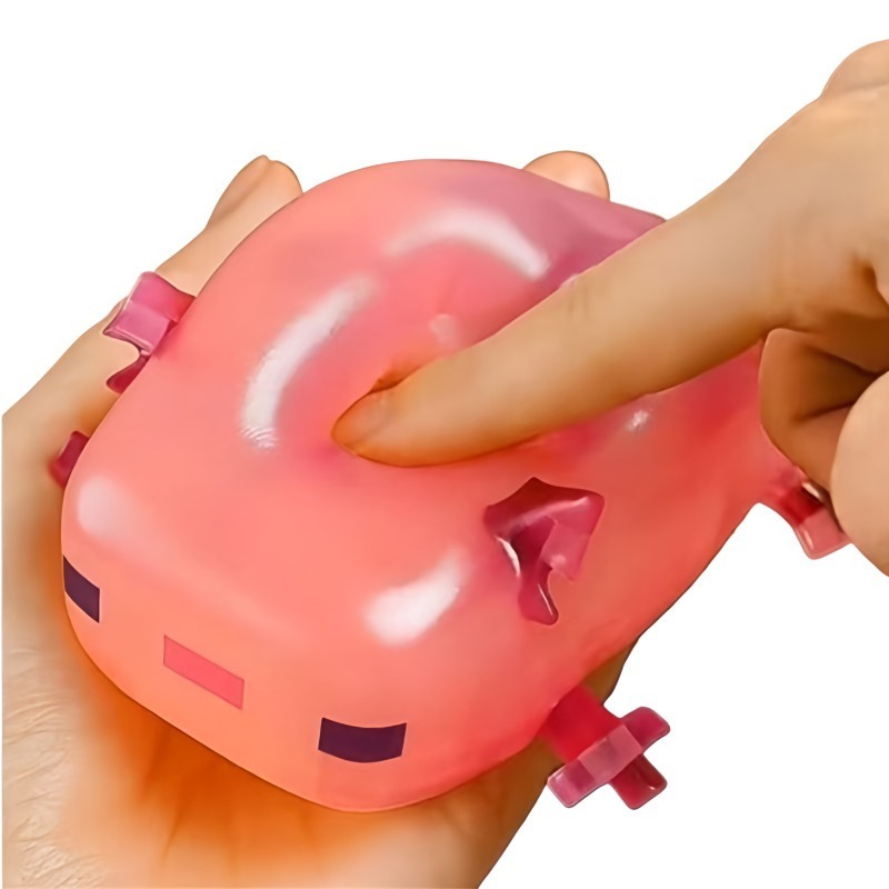 AliExpress Cute Salamander Fidget Squishes Mini Tabas Squishy Axolotl Squeeze Toy Release Emotions Squishy Toys Slow Rising Decompress Toys, view 2