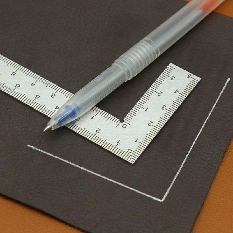 AliExpress Stainless Steel Small-Frame Metal Ruler, view 3