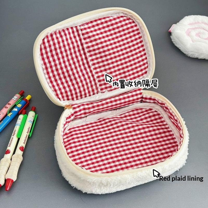 AliExpress Strawberry-Shaped Large-Capacity Pencil Case, view 5