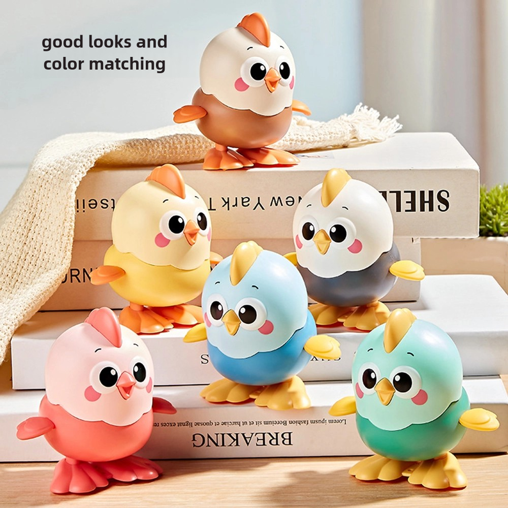 AliExpress Cute Wind Up Chick Toy No Battery Needed Baby Crawling Educational Clockwork Safe Sensory Toy for Infant Toddler Kids Gift, view 2