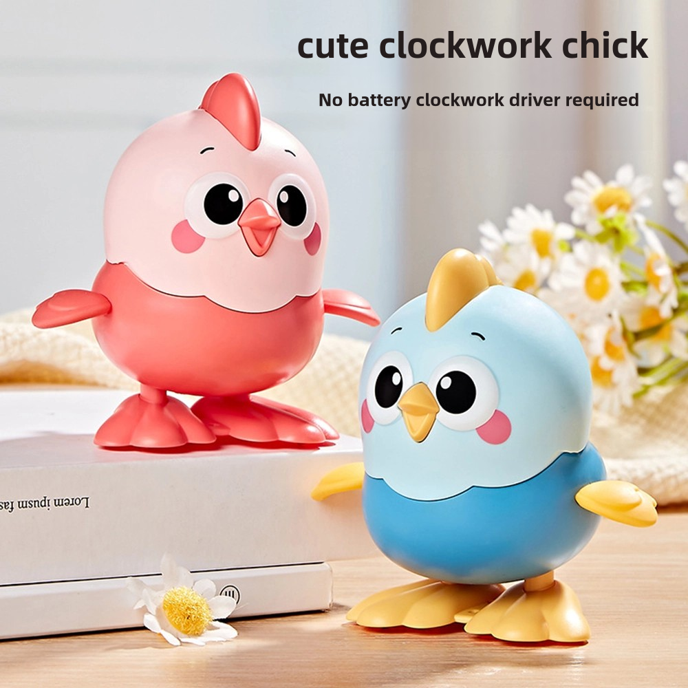 AliExpress Cute Wind Up Chick Toy No Battery Needed Baby Crawling Educational Clockwork Safe Sensory Toy for Infant Toddler Kids Gift, view 3